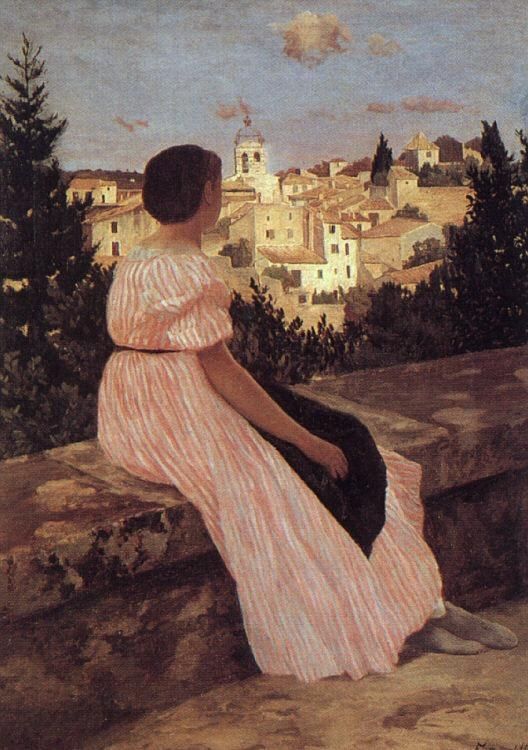 Frederic Bazille The Pink Dress